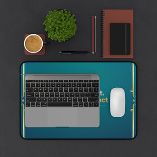 Minimal Effort Maximum Impact Desk Mat for Productivity & Focus