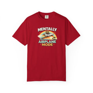 Airplane Mode Shirt Vintage Sunset Aviation Graphic Tee Unisex Travel Gift