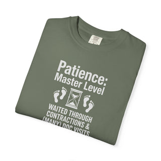 Patience Master Level Shirt | New Dad Labor Contractions Tee (Est 2026)