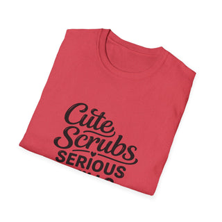 Cute Scrubs Serious Skills Shirt, Funny Nurse Tee, Healthcare Worker Gift