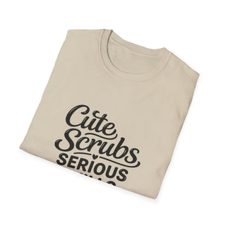 Cute Scrubs Serious Skills Shirt, Funny Nurse Tee, Healthcare Worker Gift