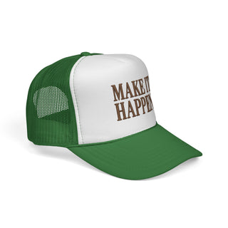 Make It Happen Trucker Hat – Motivational Embroidered Cap Gift for Men & Women