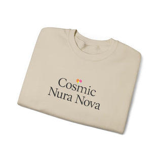 Cosmic Nura Nova Crewneck Sweatshirt, Minimal Aesthetic Graphic Pullover