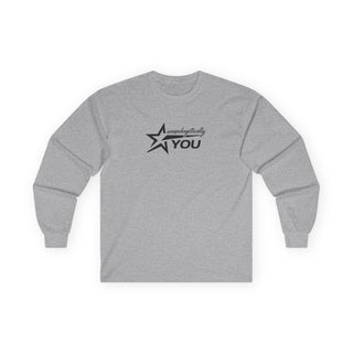 Unapologetically You Long Sleeve Shirt – Inspirational Quote Tee, Minimalist Confidence Graphic, Self Love Gift