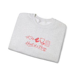 Heart of a Nurse Sweatshirt, Nurse Life Crewneck, RN Gift for Healthcare Workers