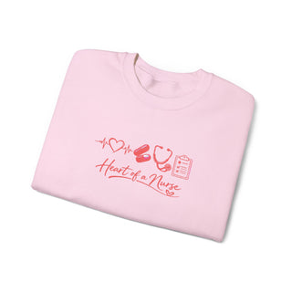Heart of a Nurse Sweatshirt, Nurse Life Crewneck, RN Gift for Healthcare Workers