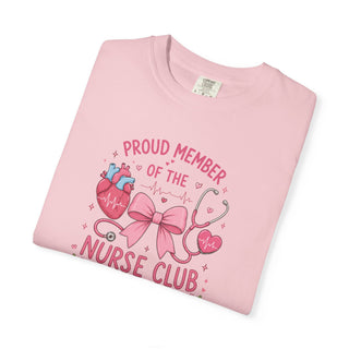 Cardiac Nurse Shirt Proud Member of the Nurse Club Tee Cardiac Nurse Gift RN LPN Heart Nurse Shirt Nurse Appreciation Gift