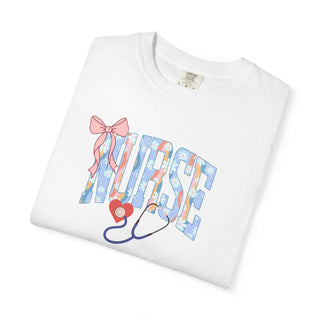 Floral Nurse Shirt, Girly Nurse Tee, RN LPN Shirt,  NICU ER Shirt,  School Nurse, New Nurse Gift