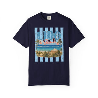 Lido Beach Vintage Coastal Graphic Tee Tropical Beach Vacation Shirt Retro Summer Travel T-Shirt Palm Tree Ocean Graphic Tee Africa Beach Lover Gift
