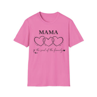 MAMA The Soul of the Family Shirt Cute Heart Design Gift