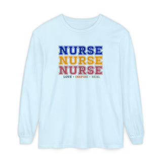 Retro Nurse Long Sleeve Shirt ER RN LPN Healthcare Worker Tee Hospital Nurse Shirt Nurse Appreciation Gift Nurse Birthday Tee Graduation Gift