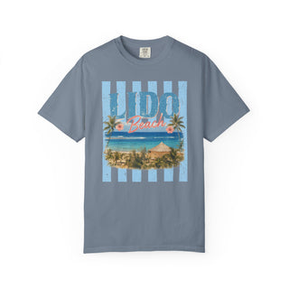Lido Beach Vintage Coastal Graphic Tee Tropical Beach Vacation Shirt Retro Summer Travel T-Shirt Palm Tree Ocean Graphic Tee Africa Beach Lover Gift