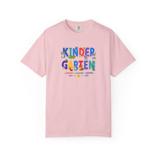 Kindergarten Shirt, Cute Animal Letter Tee, Learning Laughing Growing, First Day of Kindergarten Shirt, Back to School Kids Outfit