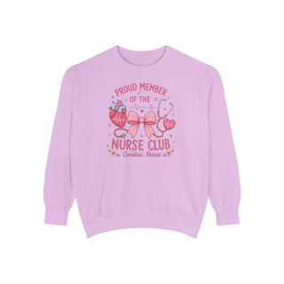Proud Member of the Nurse Club Cardiac Nurse Sweatshirt Cardiac RN Gift Nurse Appreciation Gift Healthcare Worker Medical Professional Top