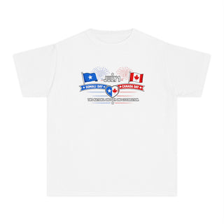 Two Nations One Day One Celebration Youth Shirt, Somalia Day Canada Day July 1 Kids Tee, Somali Canadian Pride Youth T-Shirt, Heritage Gift