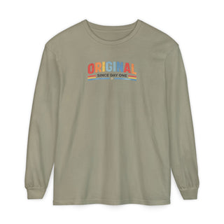 Original Since Day One Long Sleeve Tee – Birthday Gift Idea, Retro Style Shirt, Funny Unique Present