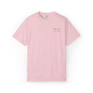 Enjoy the Little Things Embroidered Floral Aesthetic Tee