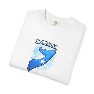 Somalia Map Flag Shirt, Somali Pride T-Shirt, Vintage Somalia Star Design, Somali Heritage Gift, Africa Country Patriotic Tee