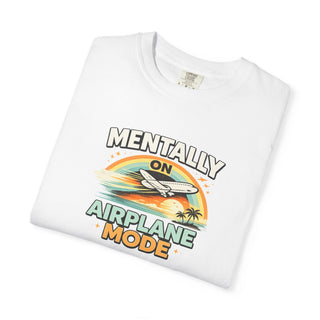 Airplane Mode Shirt Vintage Sunset Aviation Graphic Tee Unisex Travel Gift