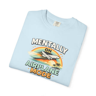 Airplane Shirt, Mentally on Airplane Mode Travel Shirt for Aviation Lovers