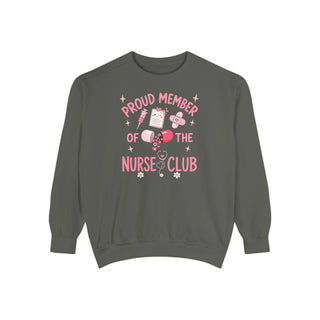 Proud Member of the Nurse Club Sweatshirt Girly Nurse Tee RN LPN Pediatric Cardiac NICU School Nurse Shirt Nurse Appreciation New Nurse Gift
