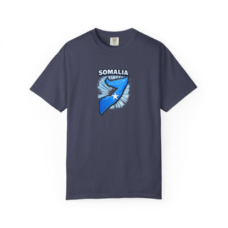 Somalia Map Flag Shirt, Somali Pride T-Shirt, Vintage Somalia Star Design, Somali Heritage Gift, Africa Country Patriotic Tee