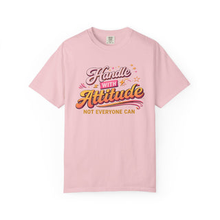 Handle With Attitude Shirt Funny Sarcastic Gift for Women Retro Graphic Tee