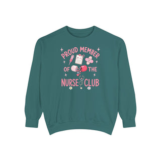 Proud Member of the Nurse Club Sweatshirt Girly Nurse Tee RN LPN Pediatric Cardiac NICU School Nurse Shirt Nurse Appreciation New Nurse Gift