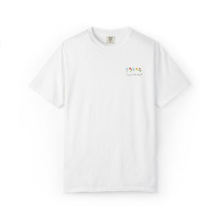 Enjoy the Little Things Embroidered Floral Aesthetic Tee