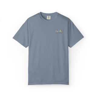 Enjoy the Little Things Embroidered Floral Aesthetic Tee