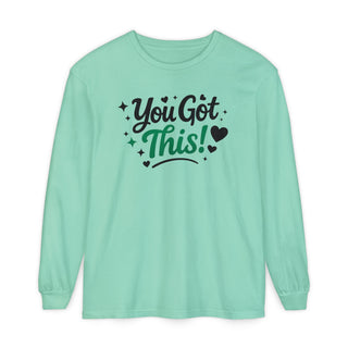 You Got This Long Sleeve Shirt – Motivational Quote Tee, Positive Affirmation Shirt, Trendy Typography Top