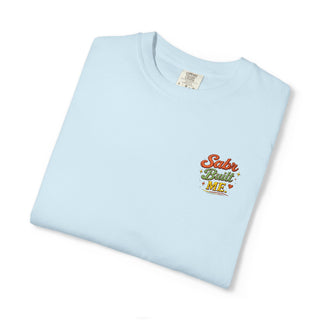 Sabr Built Me Embroidered Inspirational Minimalist Tee
