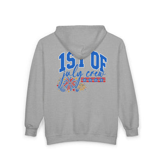 Somalia Independence Day 1st of July Crew Zip-Up Hoodie – Somali Pride National Celebration Sweatshirt