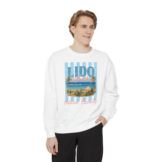 Vintage Beach Sweatshirt – Garmentdyed Palm Tree Coastal Crewneck