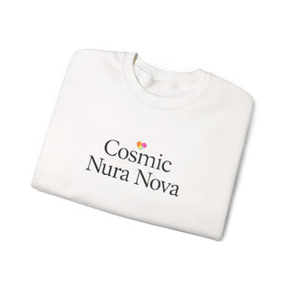 Cosmic Nura Nova Crewneck Sweatshirt, Minimal Aesthetic Graphic Pullover