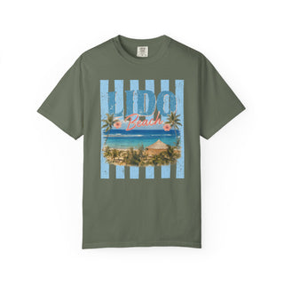 Lido Beach Vintage Coastal Graphic Tee Tropical Beach Vacation Shirt Retro Summer Travel T-Shirt Palm Tree Ocean Graphic Tee Africa Beach Lover Gift