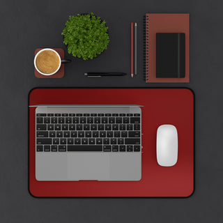 No Excuses Just Results Red Desk Mat – Focus & Productivity Pad