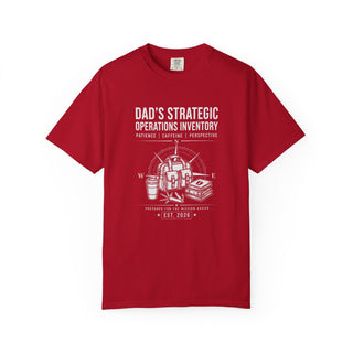 Dad's Strategic Operations Inventory Shirt, First Time Father Gift, Daddy Est 2026 Tee