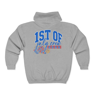Somalia Independence Day 1st of July Crew Zip-Up Hoodie – Somali Pride National Celebration Sweatshirt