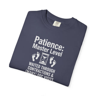 Patience Master Level Shirt | New Dad Labor Contractions Tee (Est 2026)