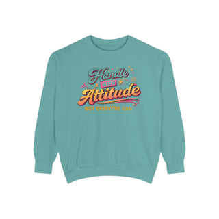 Handle With Attitude Sweatshirt Bold Graphic Crewneck Confident Style