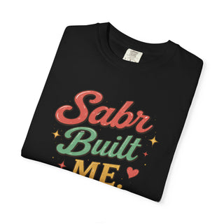 Sabr Built Me Shirt Inspirational Faith Gift Motivational Retro Graphic Tee