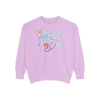Heart of a Nurse Floral Sweatshirt | RN LPN Nurse Gift | Pediatric, Cardiac, NICU & School Nurse Shirt