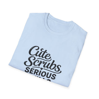 Cute Scrubs Serious Skills Shirt, Funny Nurse Tee, Healthcare Worker Gift