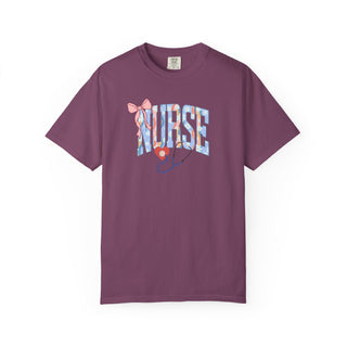 Floral Nurse Shirt, Girly Nurse Tee, RN LPN Shirt,  NICU ER Shirt,  School Nurse, New Nurse Gift