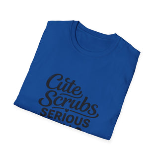 Cute Scrubs Serious Skills Shirt, Funny Nurse Tee, Healthcare Worker Gift