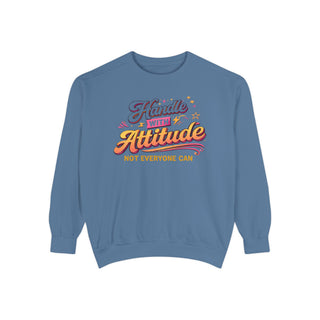 Handle With Attitude Sweatshirt Bold Graphic Crewneck Confident Style
