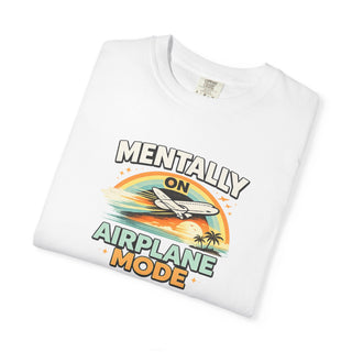 Airplane Shirt, Mentally on Airplane Mode Travel Shirt for Aviation Lovers