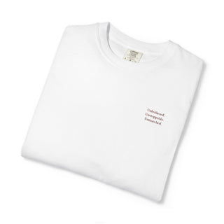 Unbothered Unstoppable Unmatched Embroidered Aesthetic Tee