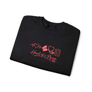 Heart of a Nurse Sweatshirt, Nurse Life Crewneck, RN Gift for Healthcare Workers